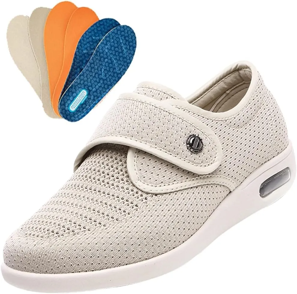 Diabetic Shoes for Women Orthopedic Shoes for Women Shoes for Swollen Feet Women Outdoor Trainers Comfortable Loafers Extra Wide Trainers for Swollen Feet Ladies